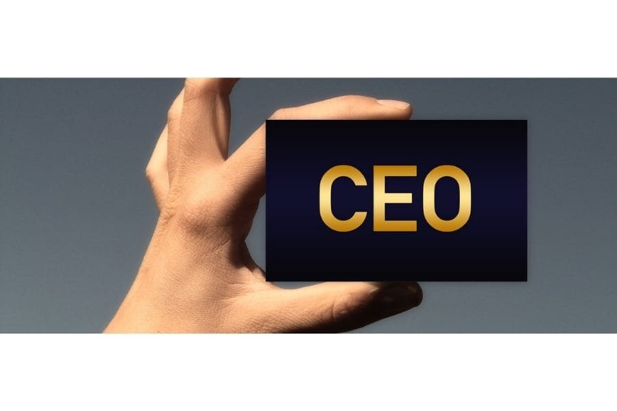 ceo business card