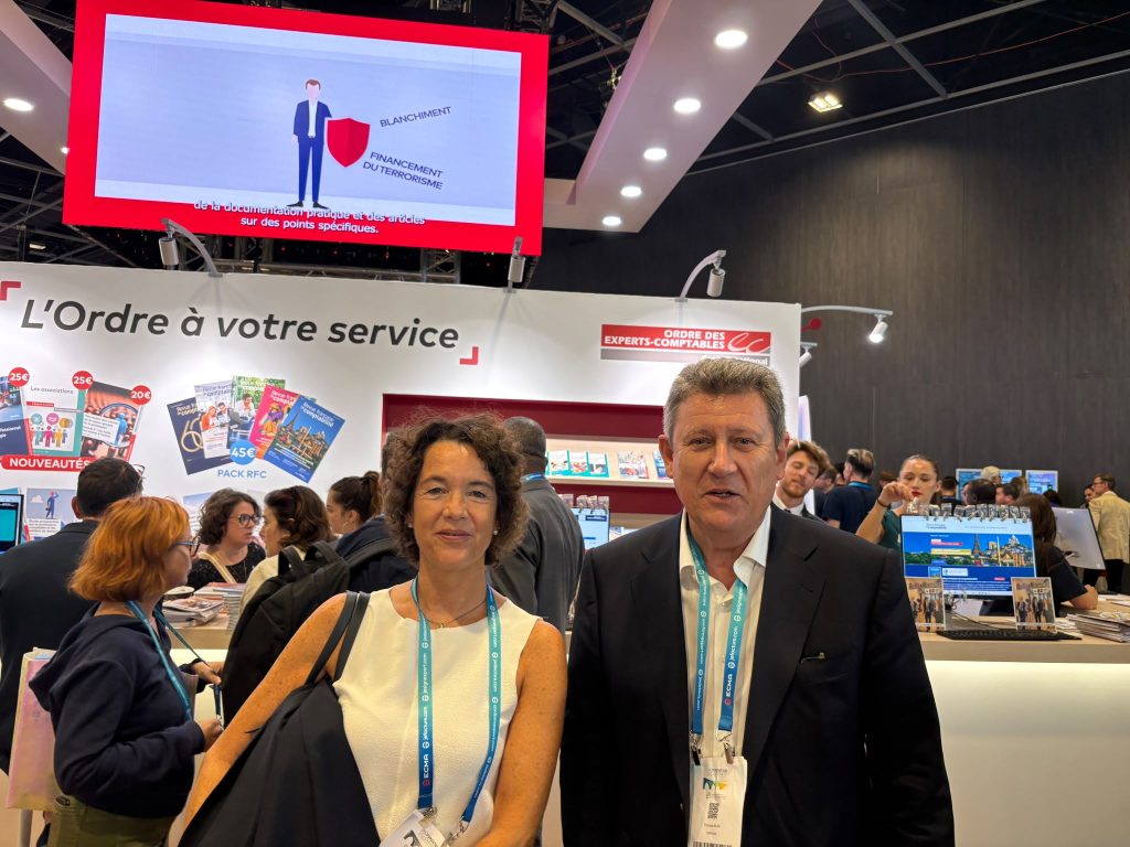 François Blin au 81e Congrès de l’Ordre des Experts-Comptables en París